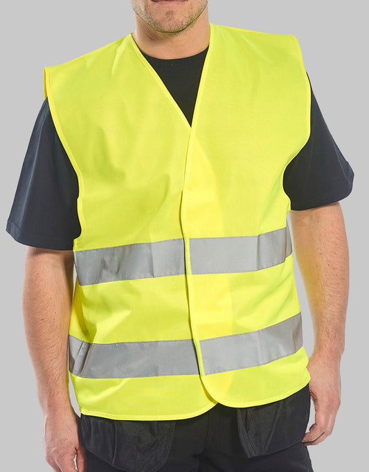 Hi - vis two - band vest [PW333] - Niche by Design